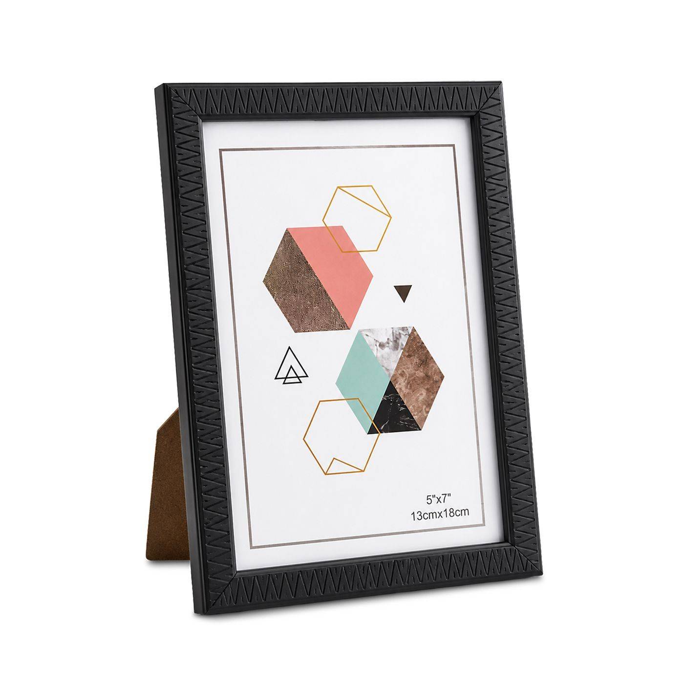12-2096 Κορνίζα Πλαστική Μαύρη 5"x7" 13x18cm χονδρική, Δώρα χονδρική