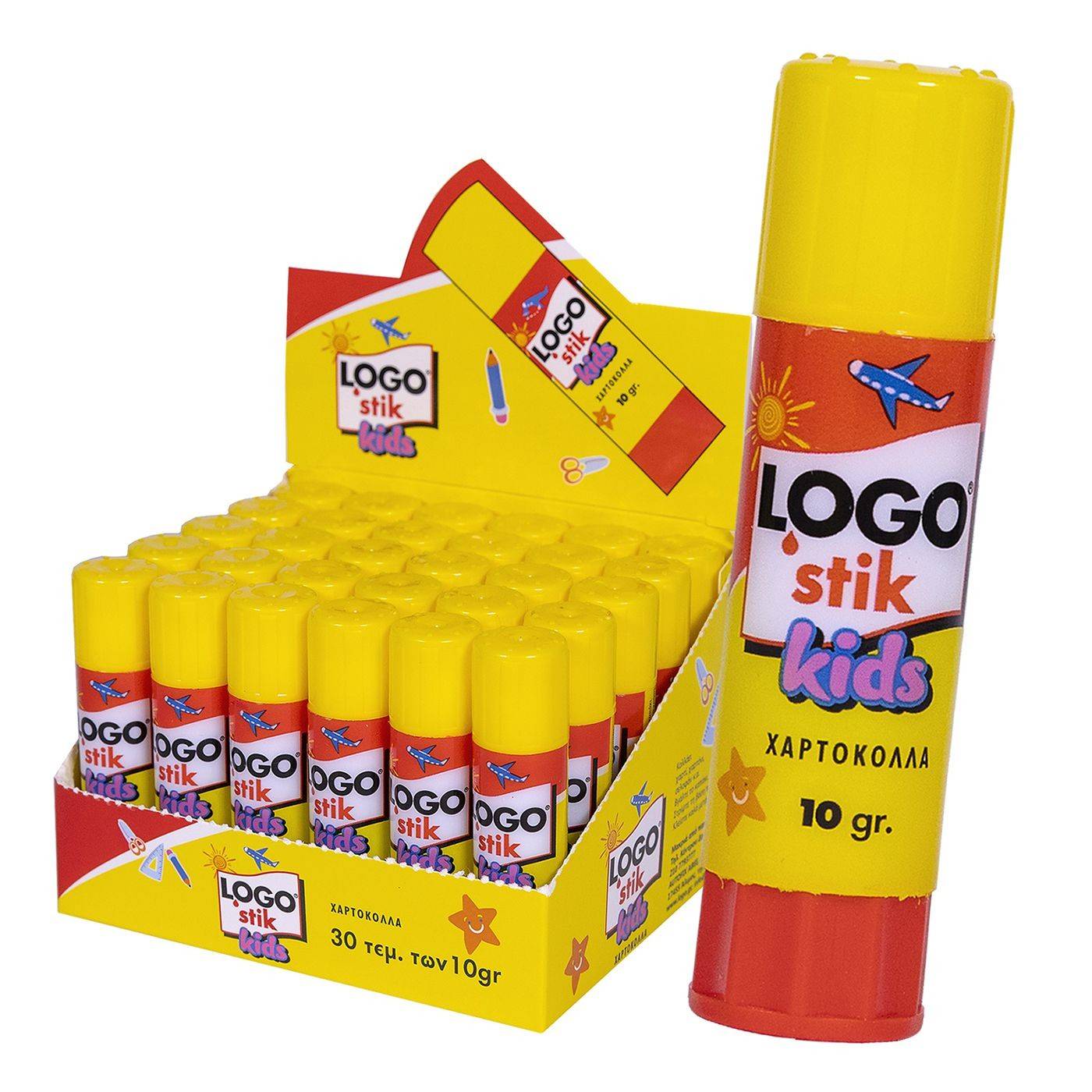 19-102 Κόλλα Logo Στικ 10gr Kids χονδρική, Σχολικά χονδρική