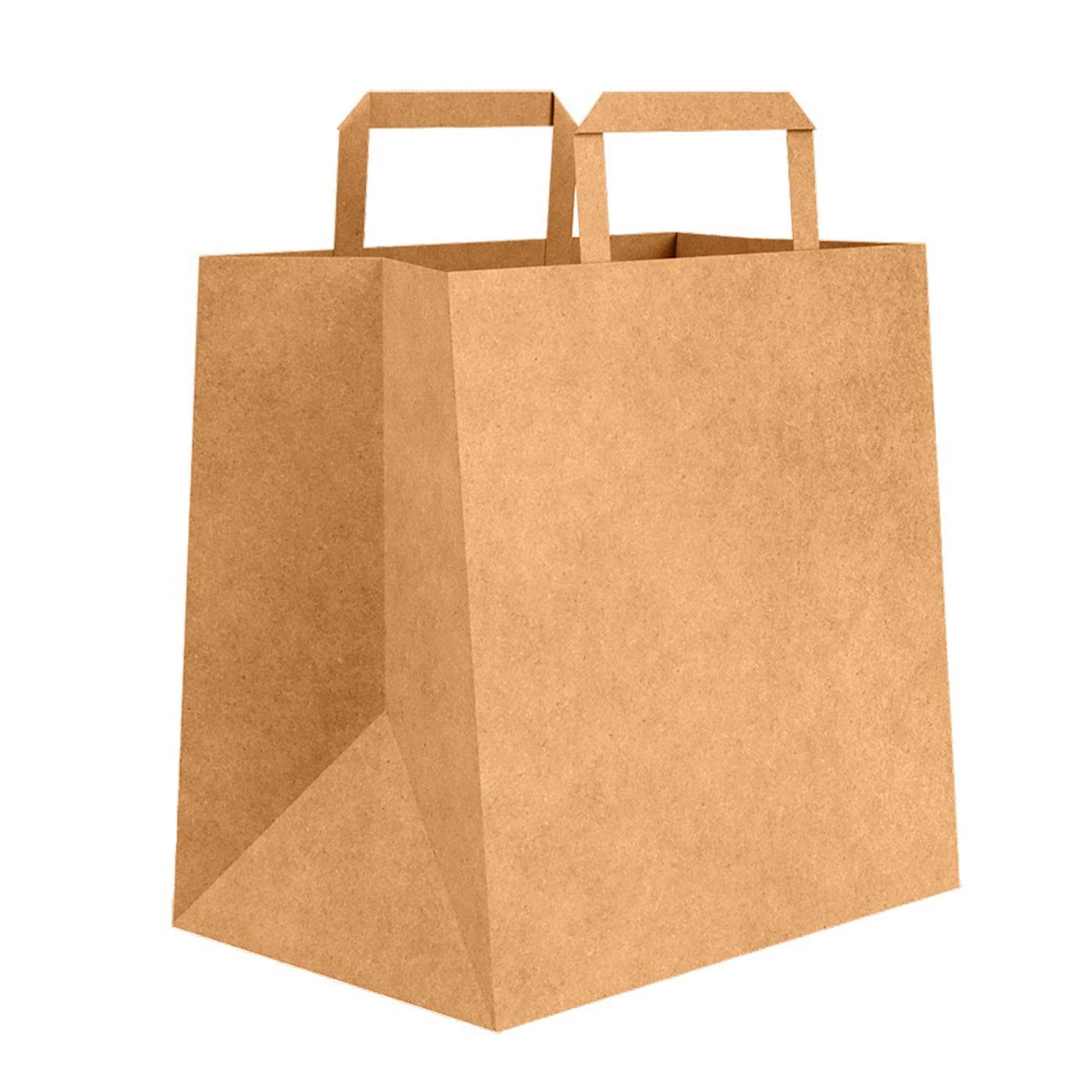 19-329 Τσάντα Δώρου Χάρτινη Kraft 29x28x17cm χονδρική, Ψιλικά χονδρική