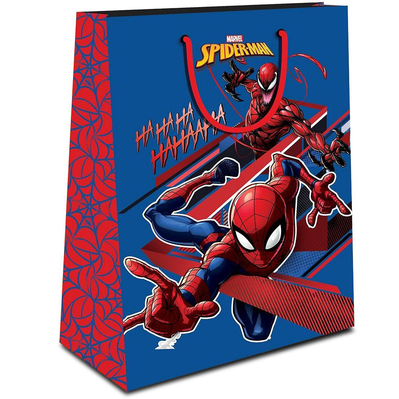 19-366 Τσάντα Δώρου Χάρτινη Spidermanί (45cm) 45x33x12cm χονδρική, Ψιλικά χονδρική