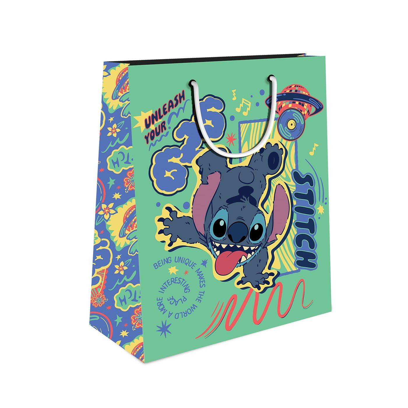 19-388 Τσάντα Δώρου Χάρτινη Lilo & Stitch (23cm) 23x18x11cm χονδρική, Ψιλικά χονδρική