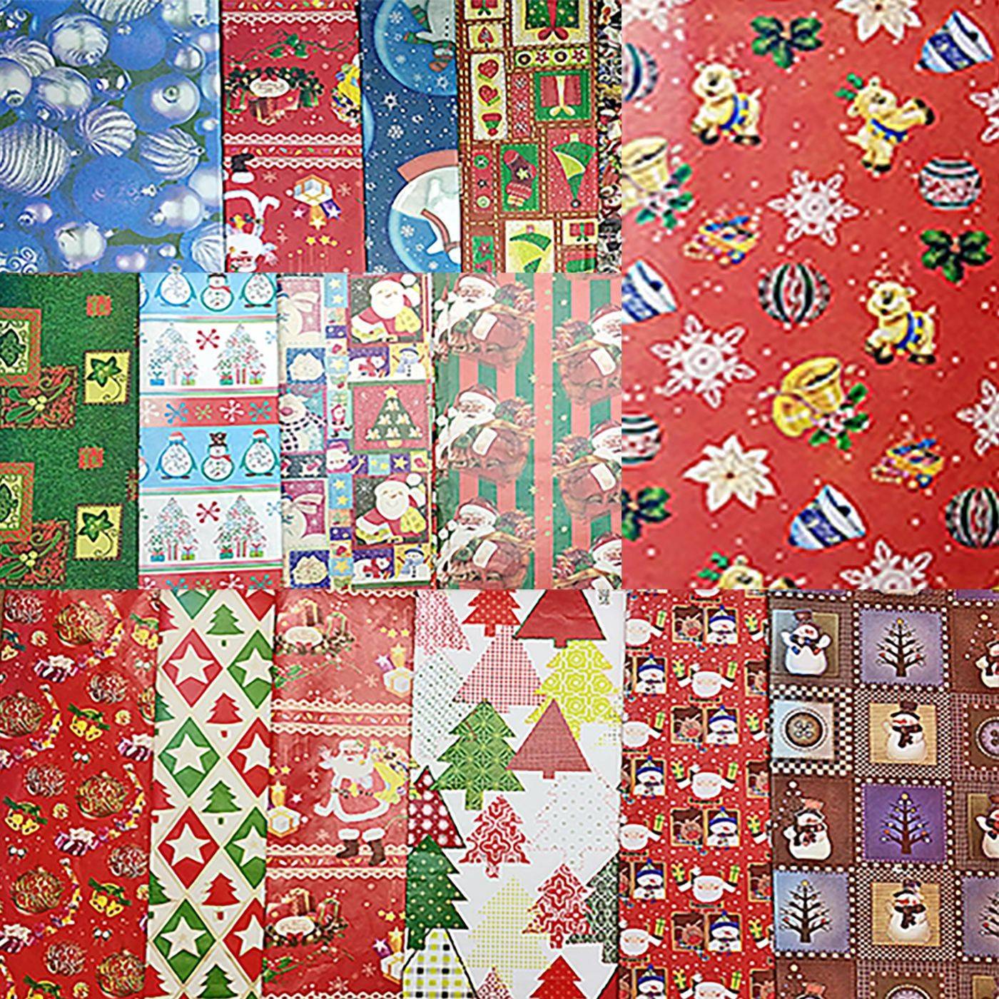 19-47 Κόλλα Περιτυλίγματος Xmas 51x75cm χονδρική, Χριστουγεννιάτικα χονδρική