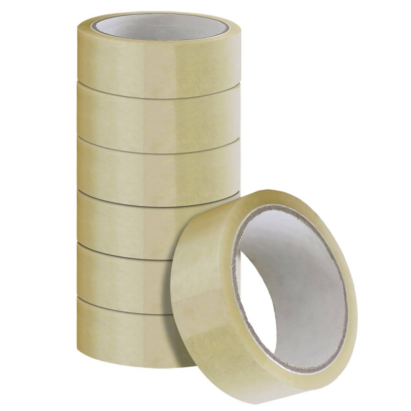 19-55 Ταινία Συσκευασίας 38mm Καφέ-Διάφανη 38mm x 66m χονδρική, Σχολικά χονδρική