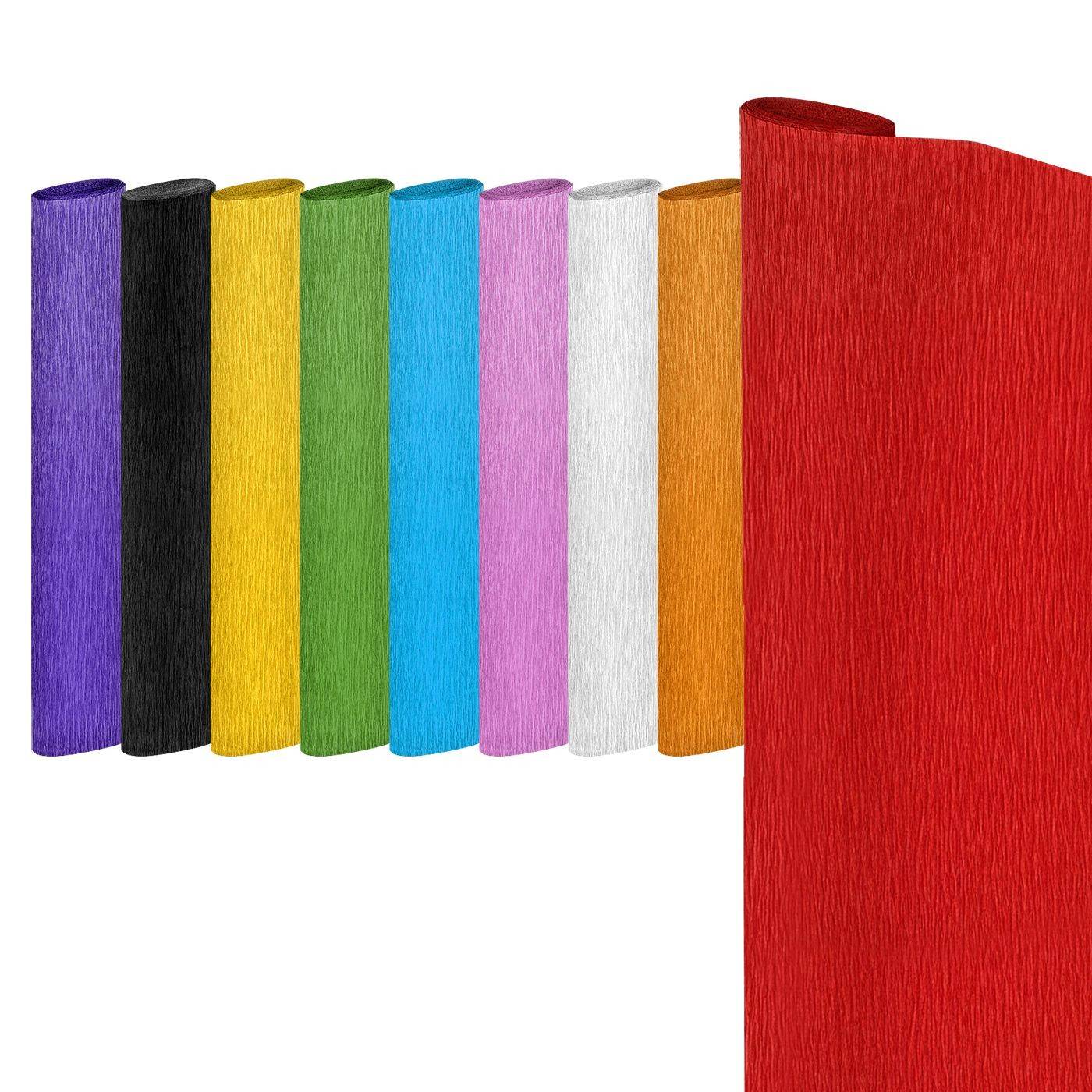 19-80 Χαρτί Γκοφρέ Χρώματα 2mx50cm χονδρική, Σχολικά χονδρική