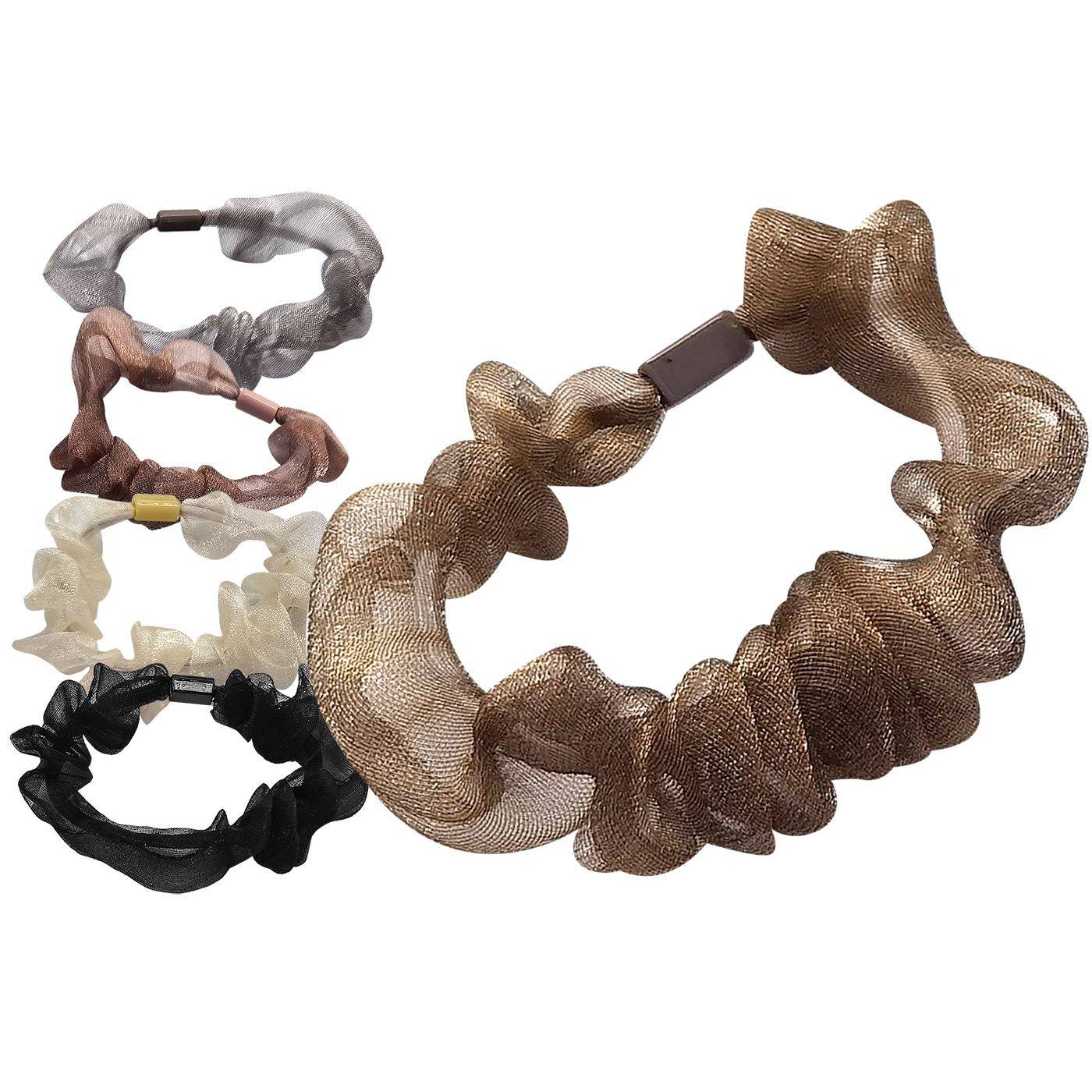 20-1354 Σούρα Μαλλιών Λεπτή Σατέν Scrunchies ø10cm χονδρική, Αξεσουάρ-Ομορφιά & Υγιεινή χονδρική