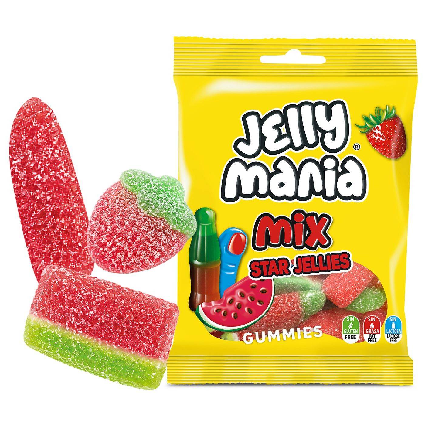 24-192 Ζελίνια Star Jellies Σακ=100g χονδρική, Τρόφιμα χονδρική
