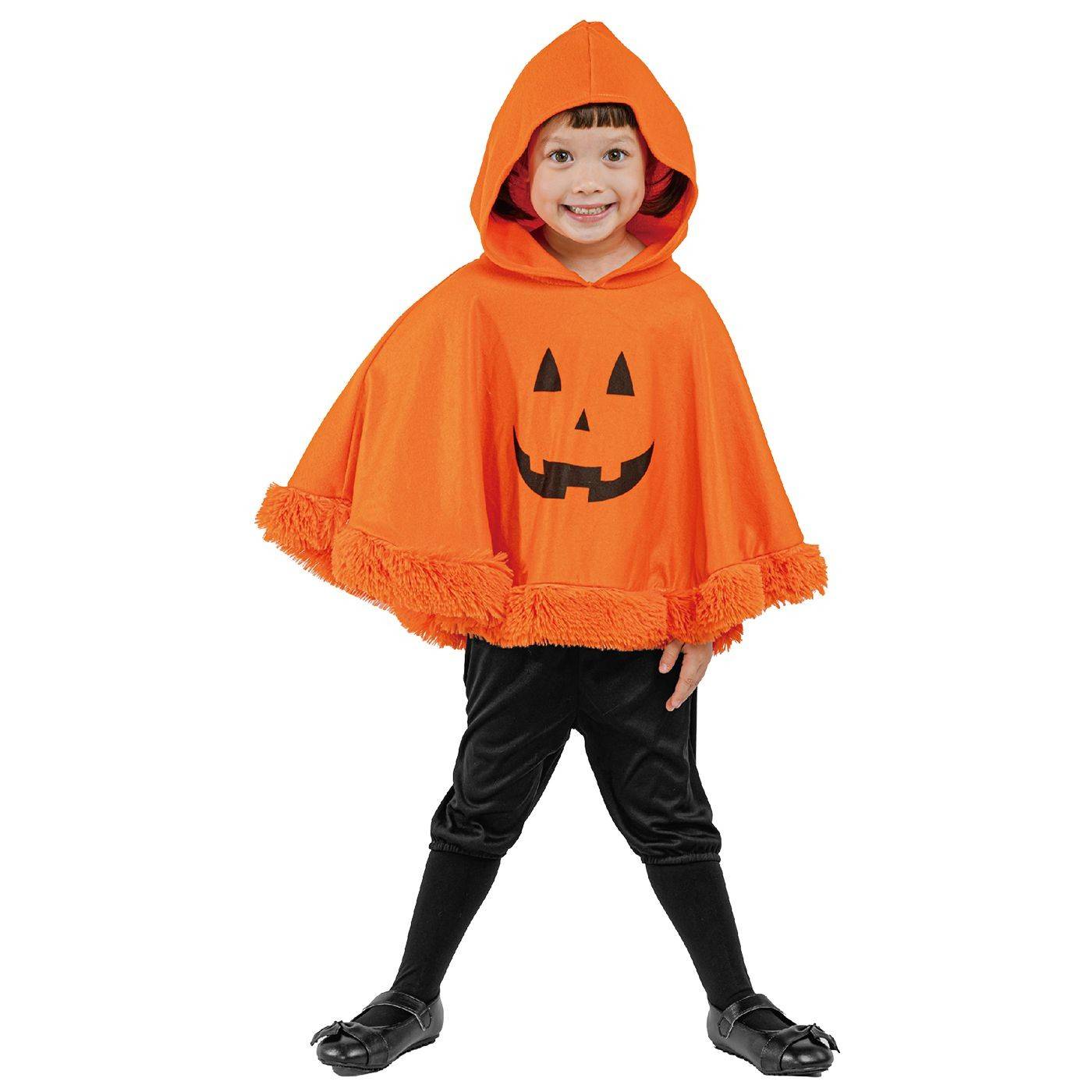 3-2707 Στολή Μπεμπέ Πόντσο Κολοκύθα Halloween  χονδρική, Αποκριάτικα χονδρική