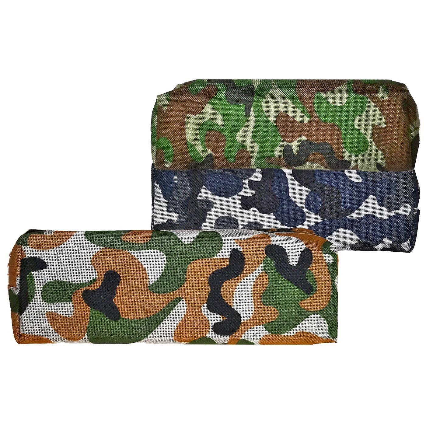 50-2937 Κασετίνα Βαρελάκι Army 19x5x4cm χονδρική, Σχολικά χονδρική