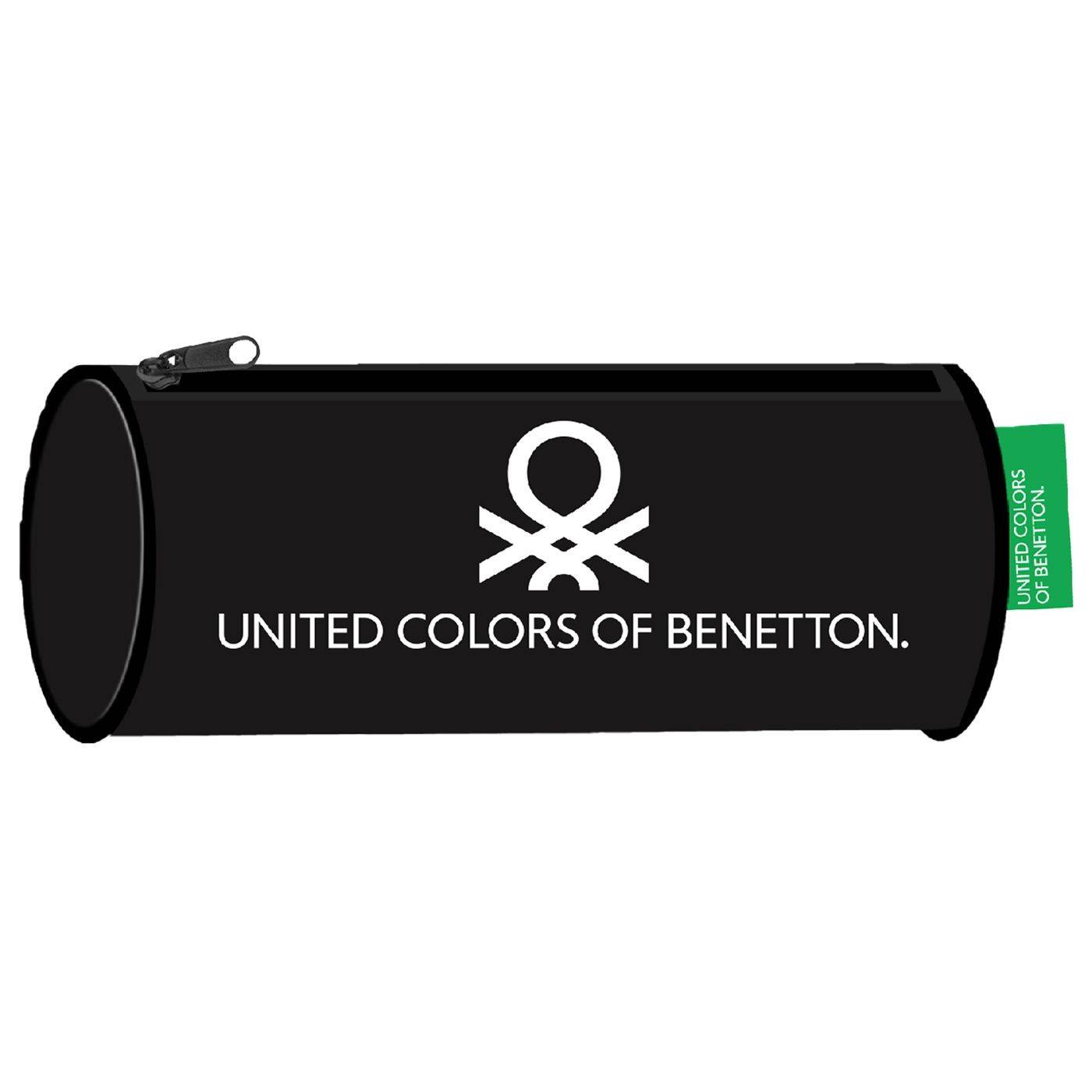 50-2967 Κασετίνα Μαύρη United Colors of Benetton 20x6cm χονδρική, Σχολικά χονδρική