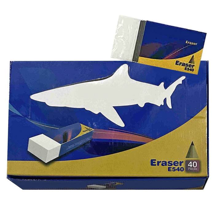 50-3163 Γόμα Λευκή σετ=40τεμ 3,3x1,5cm χονδρική, Σχολικά χονδρική