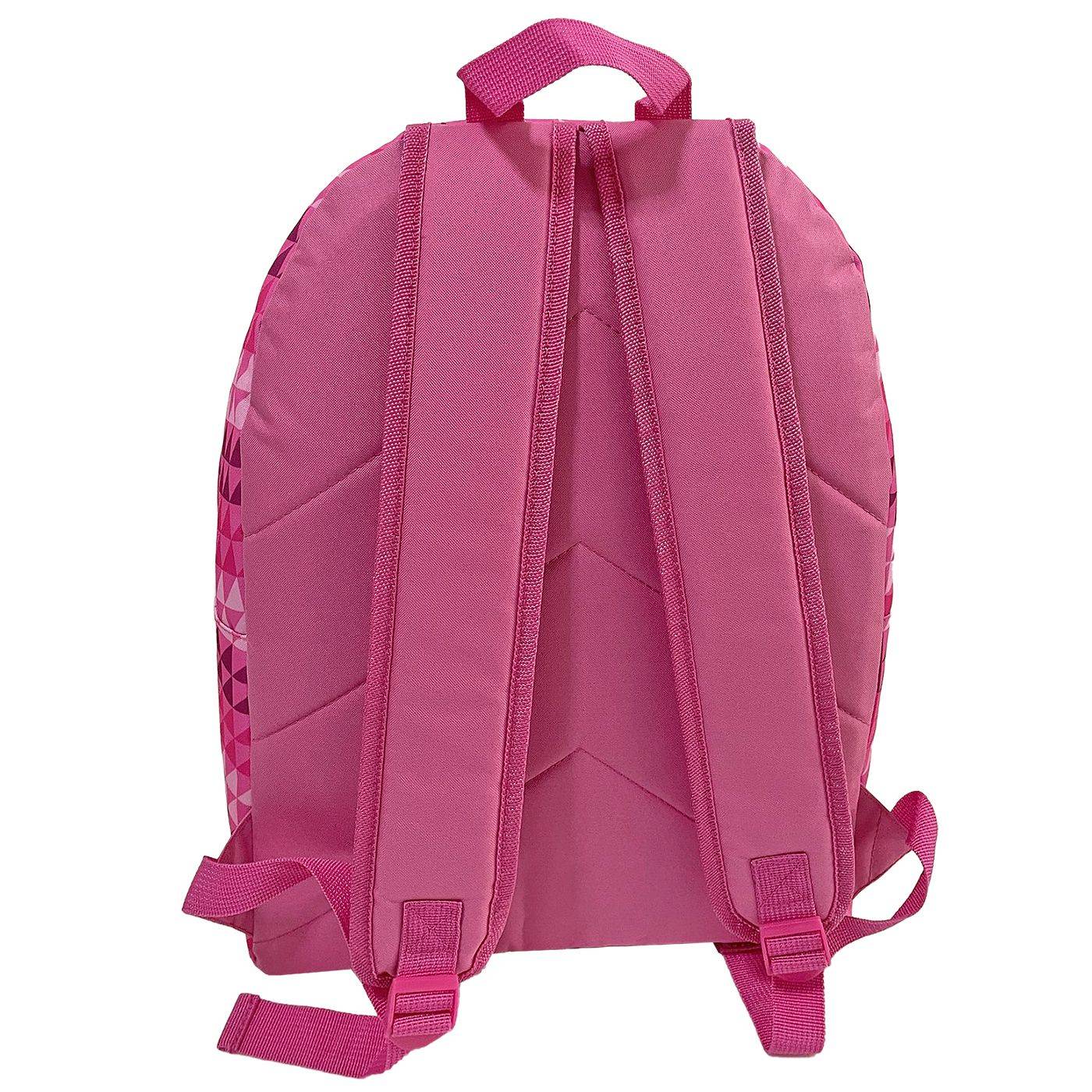 50-3350 Σακίδιο ροζ Σχέδιο Τρίγωνα United Colors of Benetton 41x30x17cm χονδρική, Σχολικά χονδρική