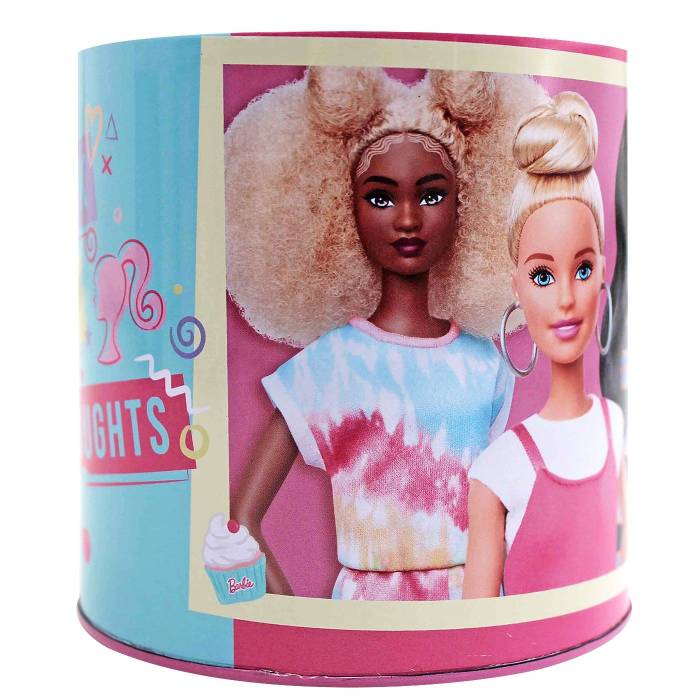 50-3528 Μολυβοθήκη Μεταλλική Barbie 10,5x10cm χονδρική, Σχολικά χονδρική