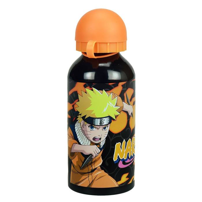 50-3663 Παγούρι Αλουμινίου Naruto Fire 400ml 17x6,5cm 400ml χονδρική, Σχολικά χονδρική