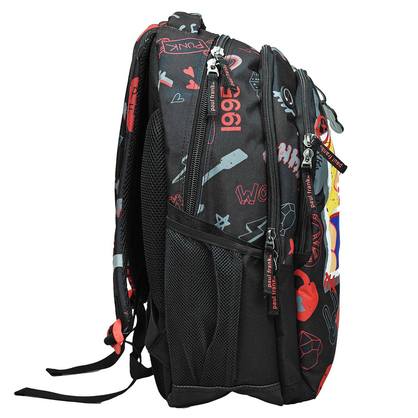 50-3689 Σακίδιο Οβαλ Paul Frank Graffiti 48x30x28cm 30lt χονδρική, Σχολικά χονδρική