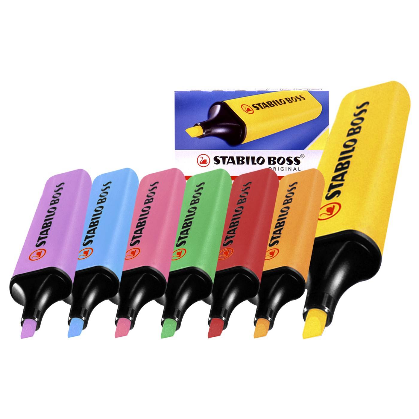 60-12 Μαρκαδόρος Υπογραμμίσεως Stabilo Boss Original 5mm  χονδρική, Σχολικά χονδρική