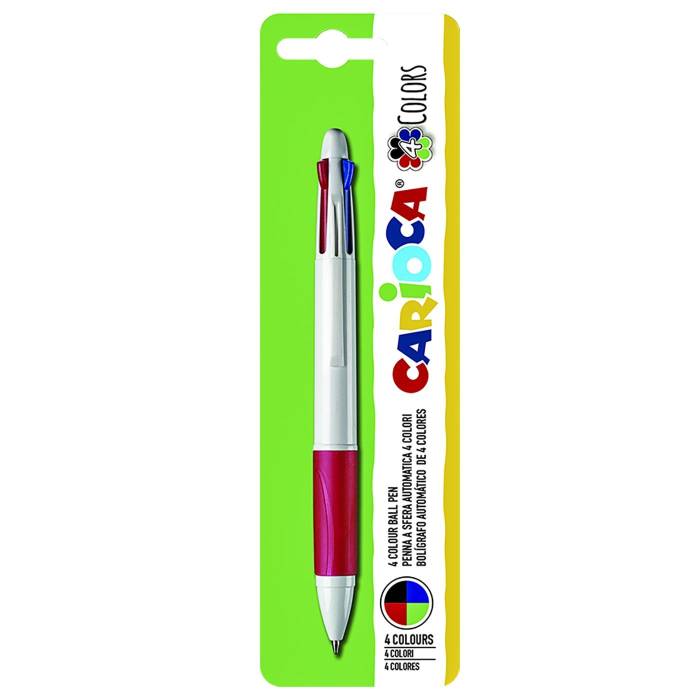 60-728 Στυλό 4 Χρωμάτων Carioca Ballpoint 1.0mm  χονδρική, Σχολικά χονδρική