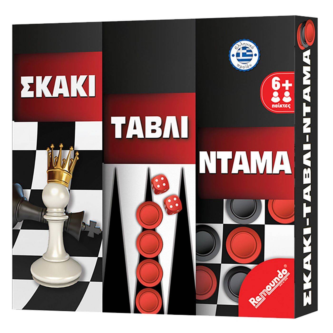 69-1416 Σκάκι Τάβλι Ντάμα 25x25cm χονδρική, Παιχνίδια χονδρική