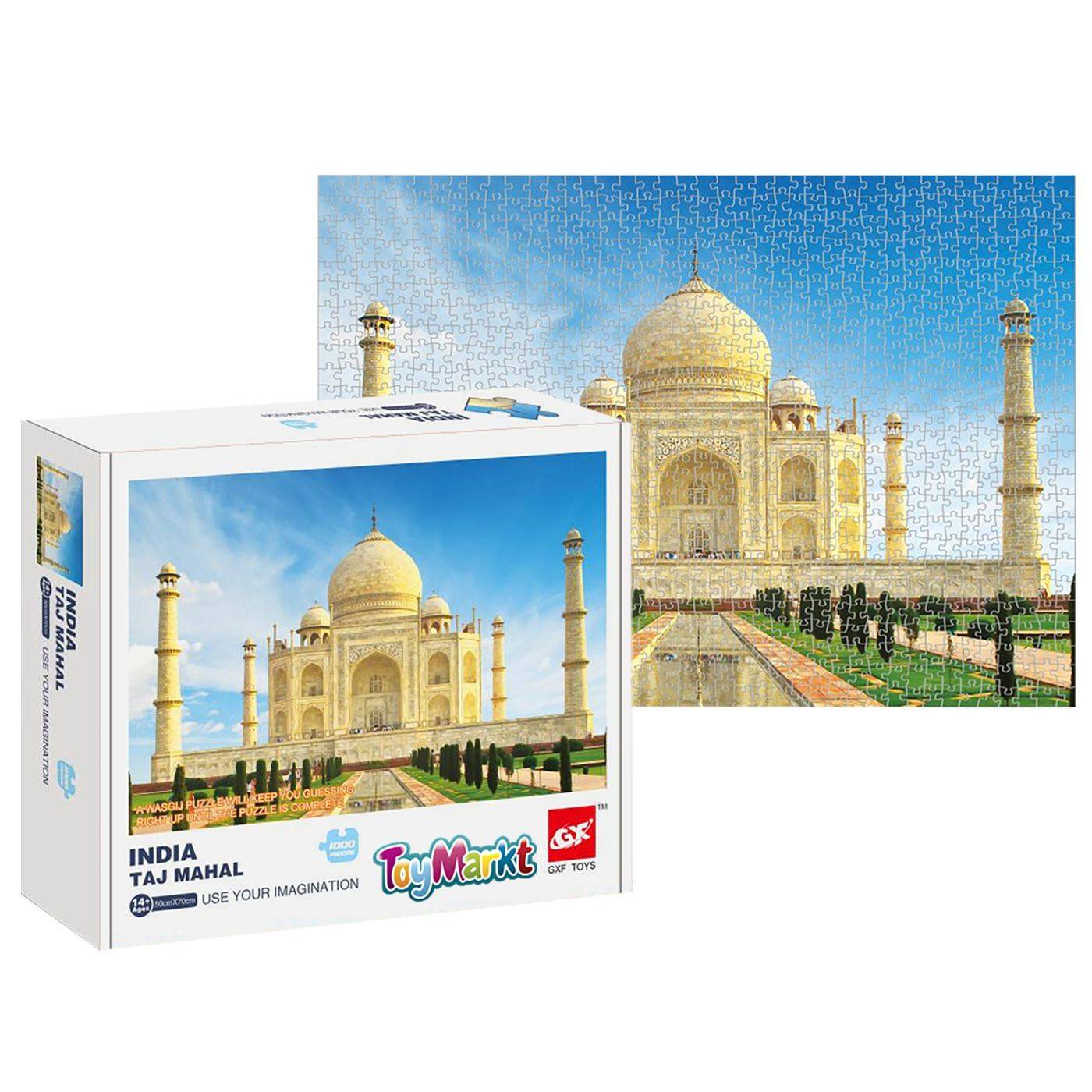 69-1755 Παζλ 1000 τεμ taj Mahal India 25x20x5cm χονδρική, Παιχνίδια χονδρική