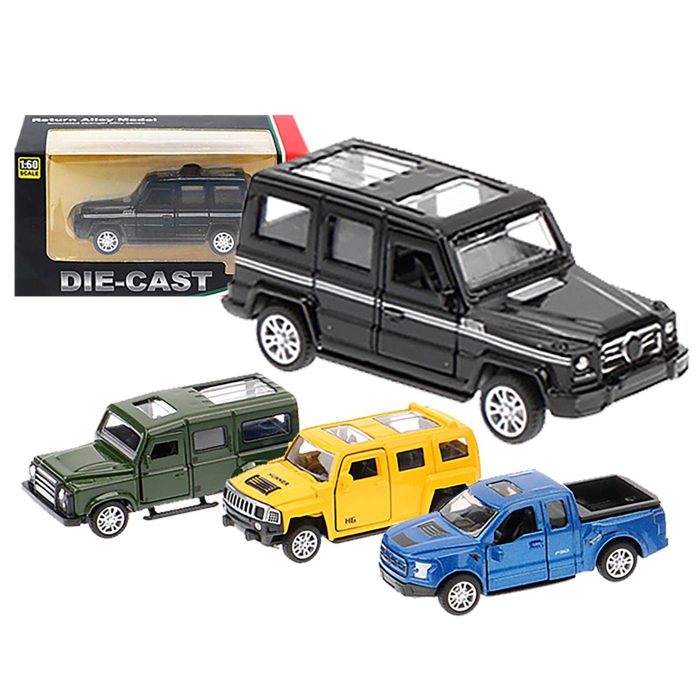 70-2297 Die Cast Pull Back 1:60 off Road 12x6x5cm χονδρική, Παιχνίδια χονδρική