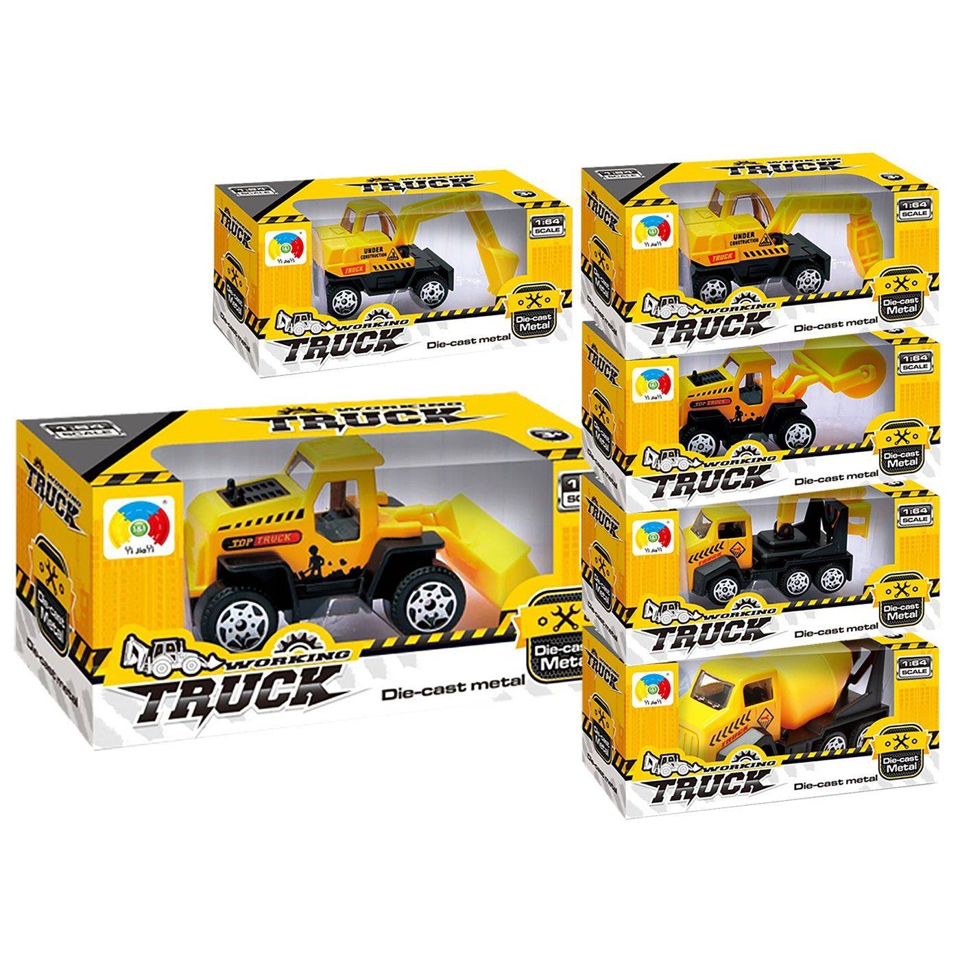 71-3066 Δομικό Όχημα Free Wheels Μεταλλικό 11x5x4cm χονδρική, Παιχνίδια χονδρική