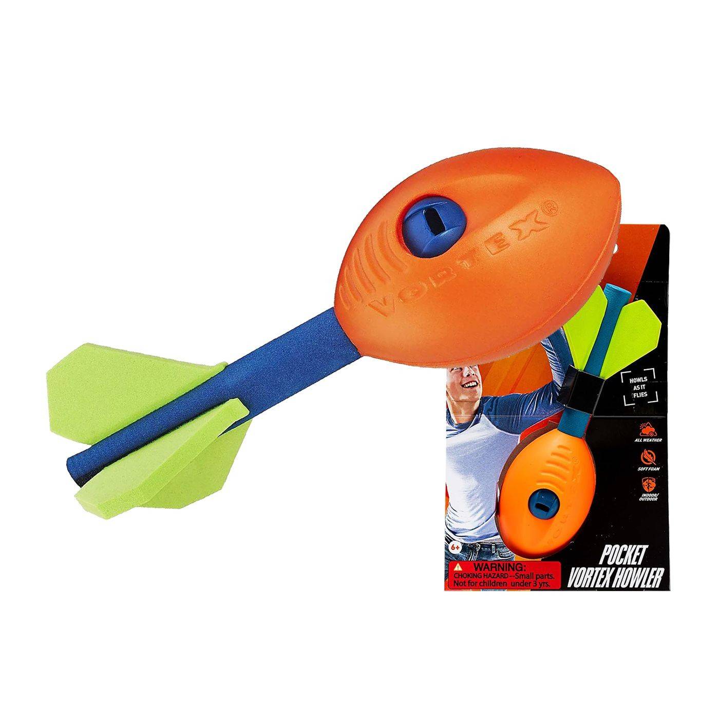 71-3487 Nerf Sports Μπάλα Πύραυλος Pocket Vortex Howler 17x ø5,5cm χονδρική, Παιχνίδια χονδρική