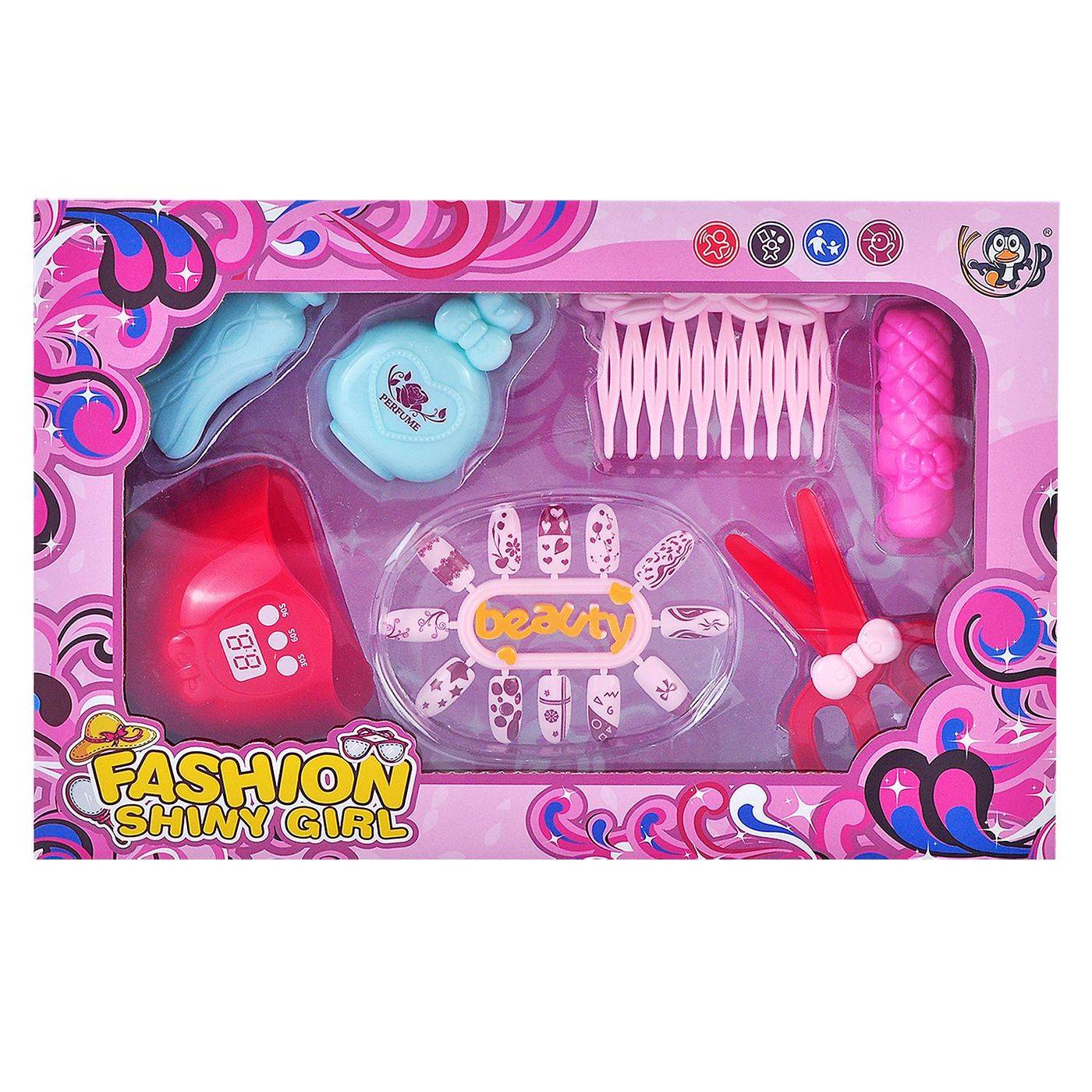 77-1316 Σετ Νυχιών σε Κουτί Fashion Shiny Girl 28x18x6cm χονδρική, Παιχνίδια χονδρική