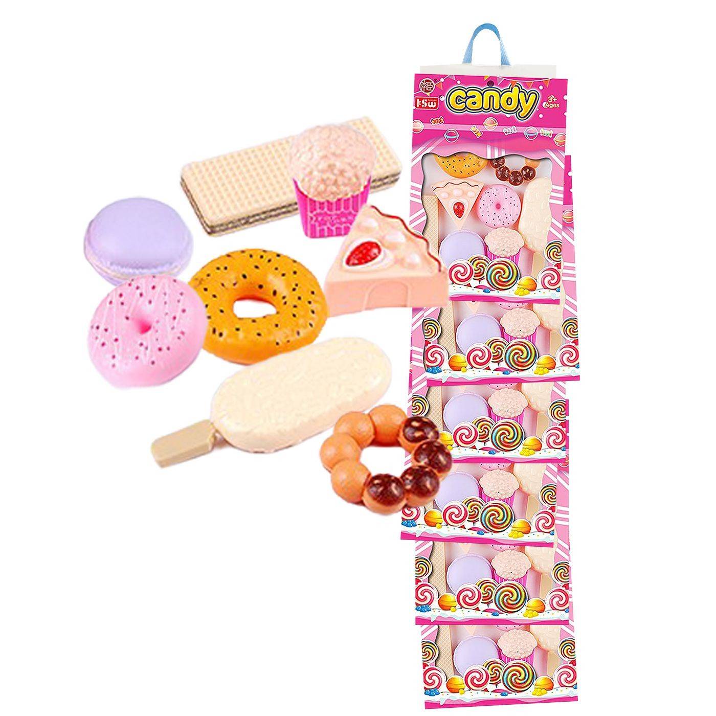 77-1345 Donuts και Γλυκά 8 τεμ 20x14cm χονδρική, Παιχνίδια χονδρική