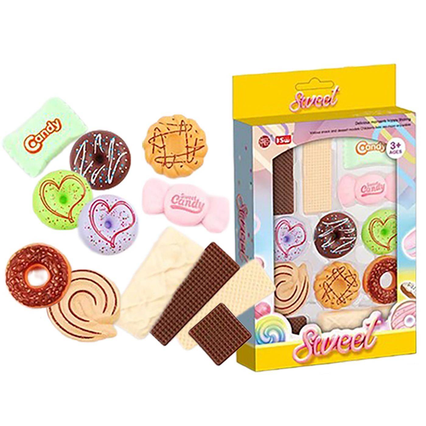 77-1351 Γλυκά και Donuts 12 τεμ 25x15cm χονδρική, Παιχνίδια χονδρική