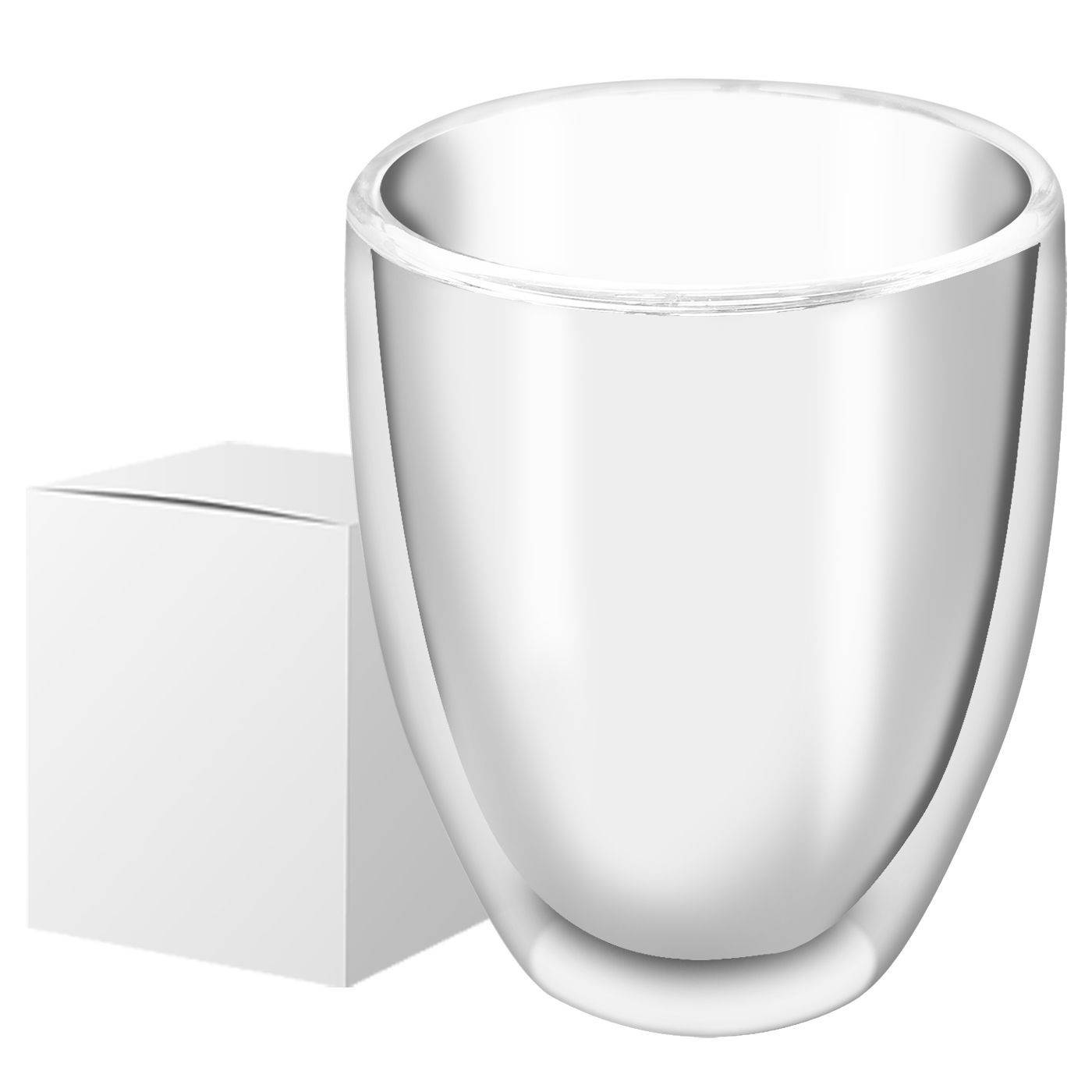 80-2160 Κούπα Διπλό Γυαλί Borosilicate 12x8cm 350ml χονδρική, Είδη Σπιτιού χονδρική