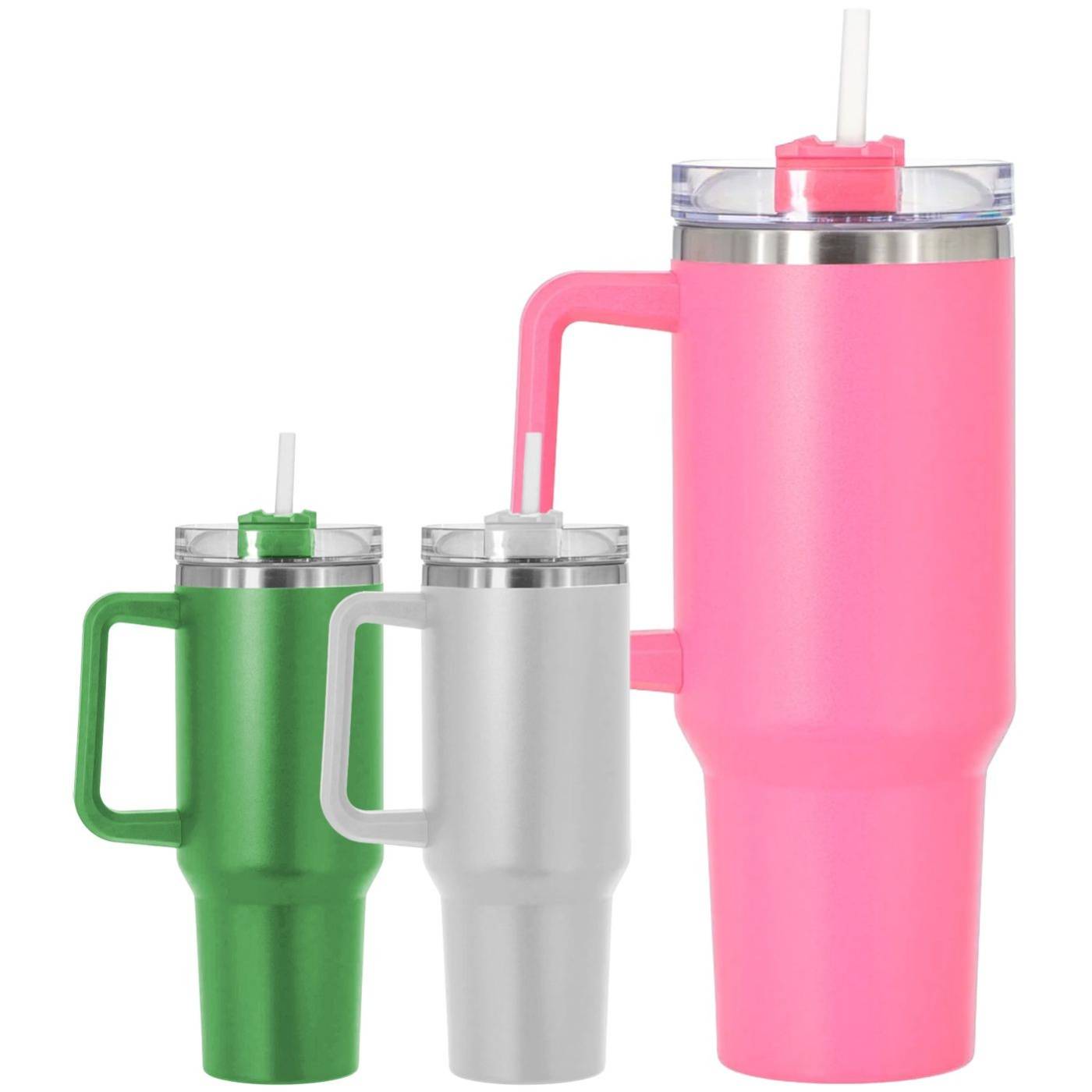 80-2167 Ποτήρι Θερμός Γίγας με Λαβή & Καλαμάκι 1200ml χονδρική, Καλοκαιρινά χονδρική