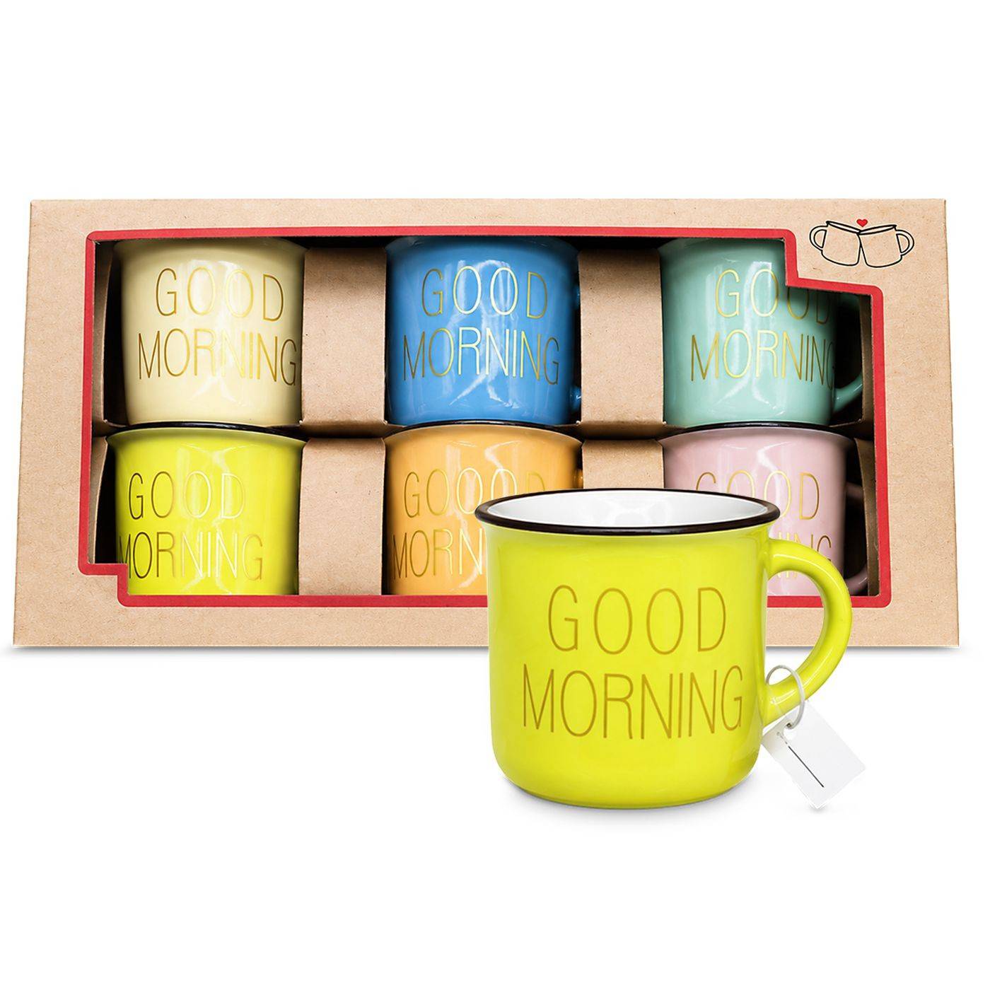 80-2180 Κόυπα Espresso Good Morning 6x5cm 120ml χονδρική, Είδη Σπιτιού χονδρική