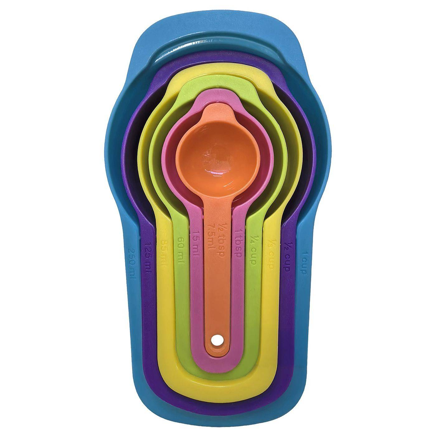 80-2182 Δοσομετρητής Κουταλάκια σετ=6τεμ 250ml /125ml /85ml /6ml /15ml /7,5ml χονδρική, Είδη Σπιτιού χονδρική