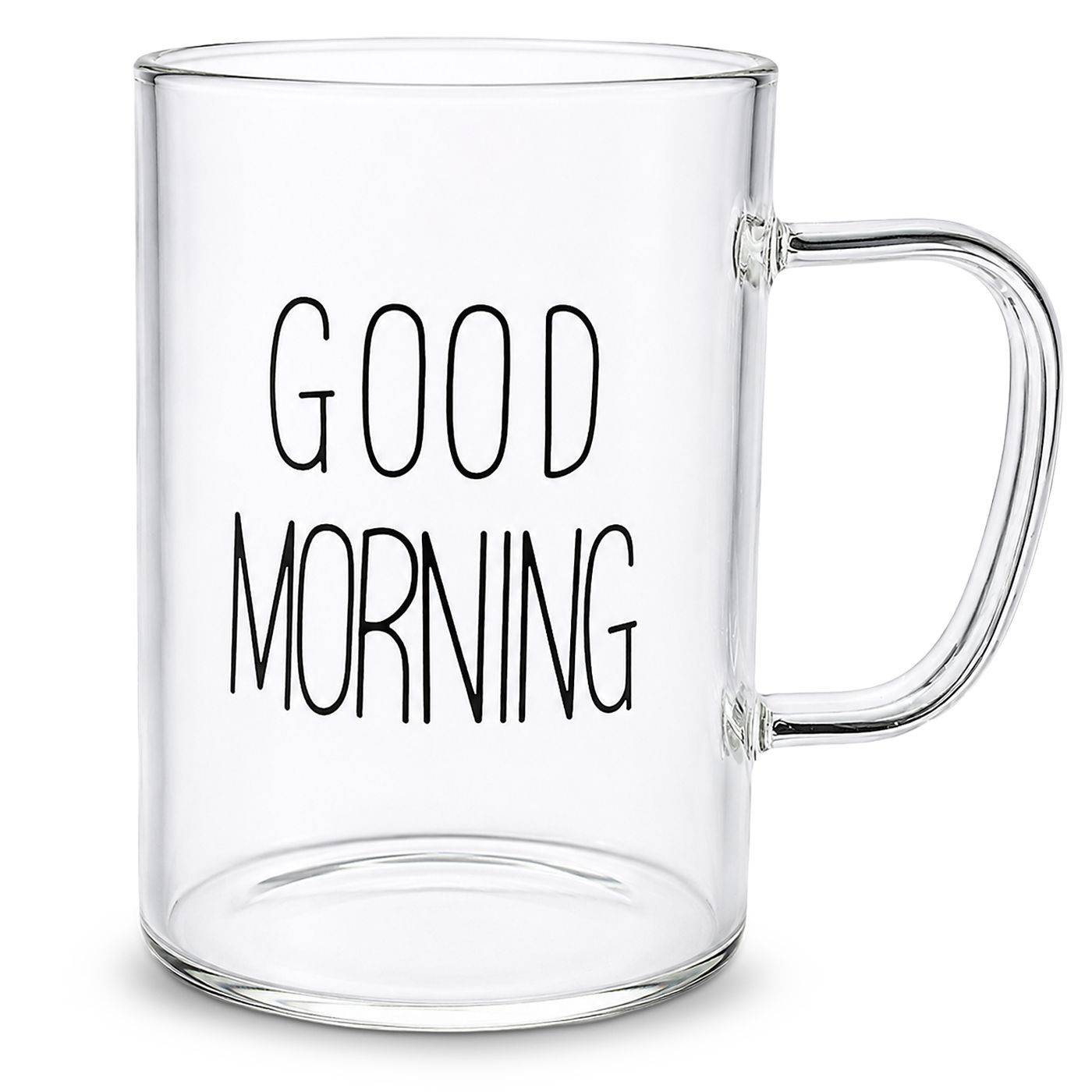 80-2187 Κούπα Γυαλί Borosilicate Good Morning 10,5x8cm 450ml χονδρική, Είδη Σπιτιού χονδρική