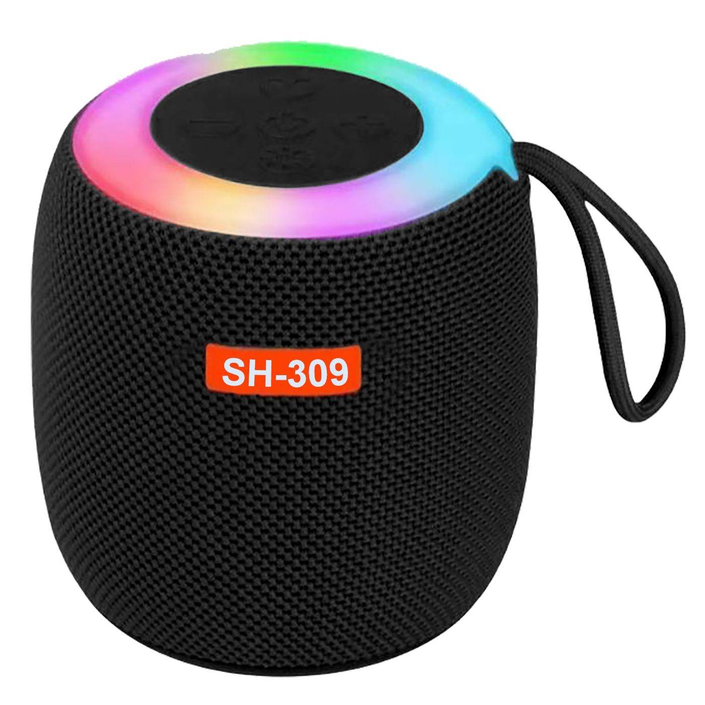 88-468 Ηχείο Bluetooth με φως & Σχοινάκι 9x8,5cm χονδρική, Ψιλικά χονδρική