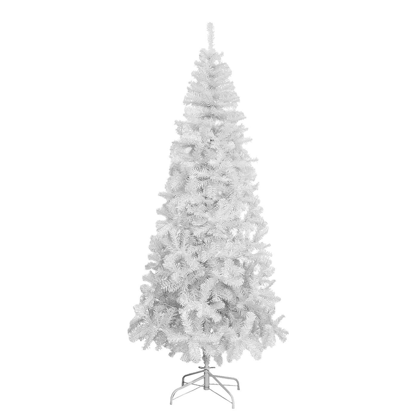93-1389 Δέντρο Λευκό Μεταλλική Βάση 180cm 180cm ~ø85cm χονδρική, Χριστουγεννιάτικα χονδρική