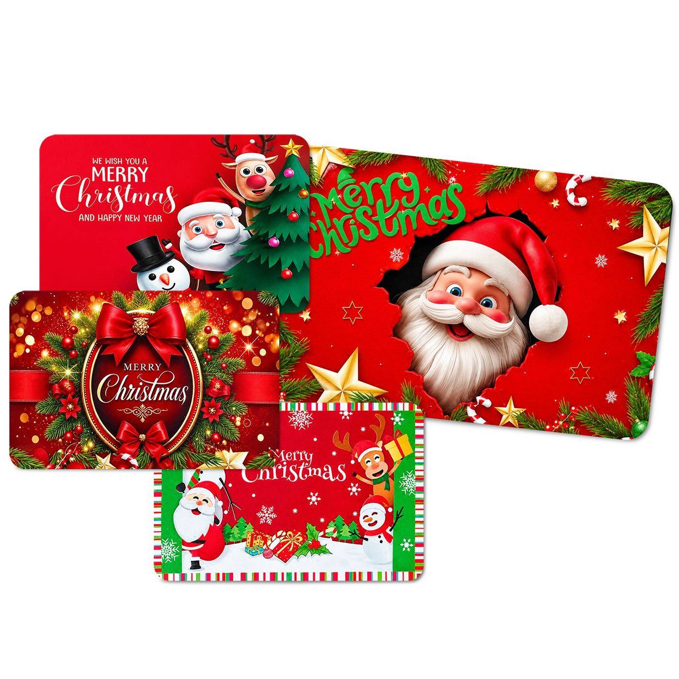 93-2427 Χαλάκι Εξώπορτας Xmas Βαρύ 58x38cm χονδρική, Χριστουγεννιάτικα χονδρική