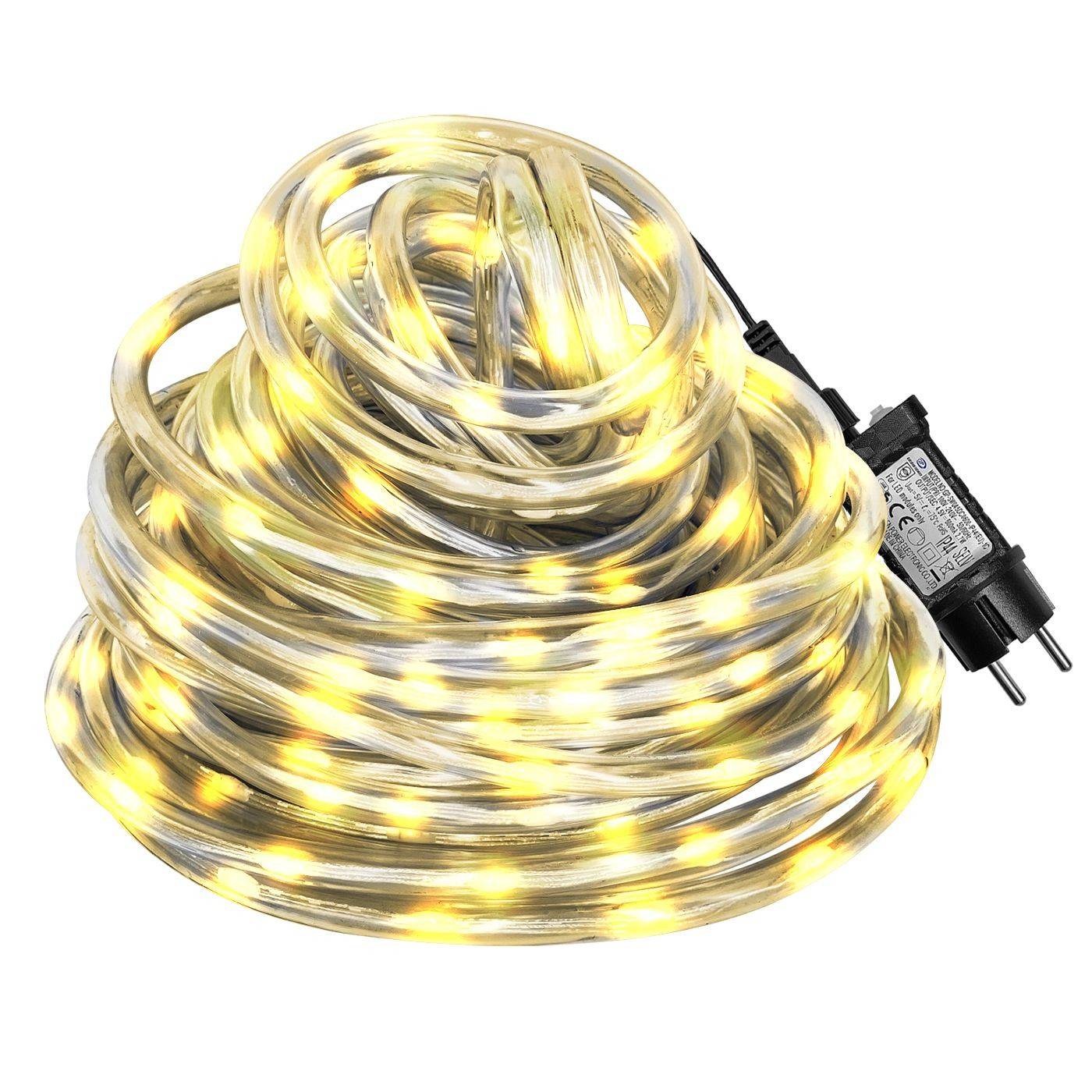 93-3493 Φωτοσωλήνας 400 LED 20m Λευκός Θερμός με Προγράμματα IP44 ø11mm 20m (+3m Extra Καλώδιο) χονδρική, Χριστουγεννιάτικα χονδρική