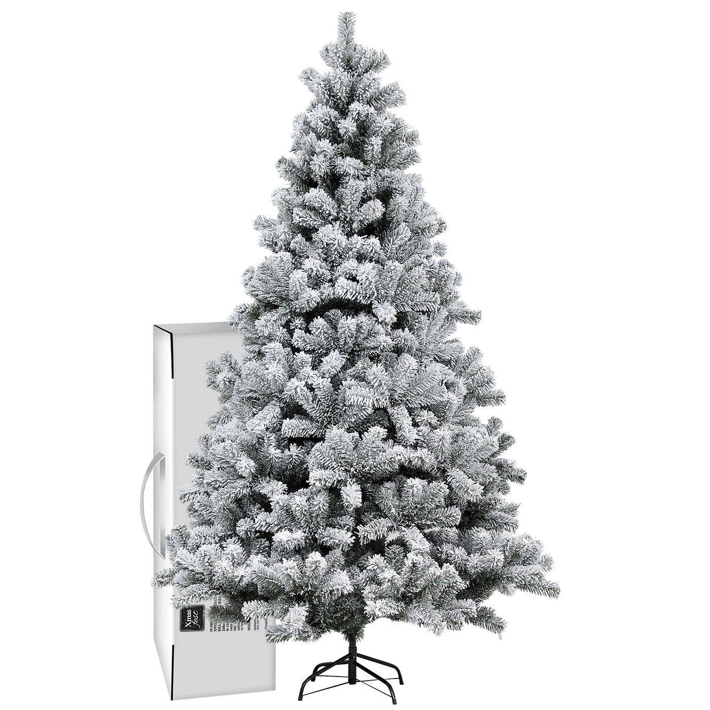 93-3862 Δέντρο Χιονισμένο Deluxe Flocked 240cm 240cm ~ø130cm χονδρική, Χριστουγεννιάτικα χονδρική