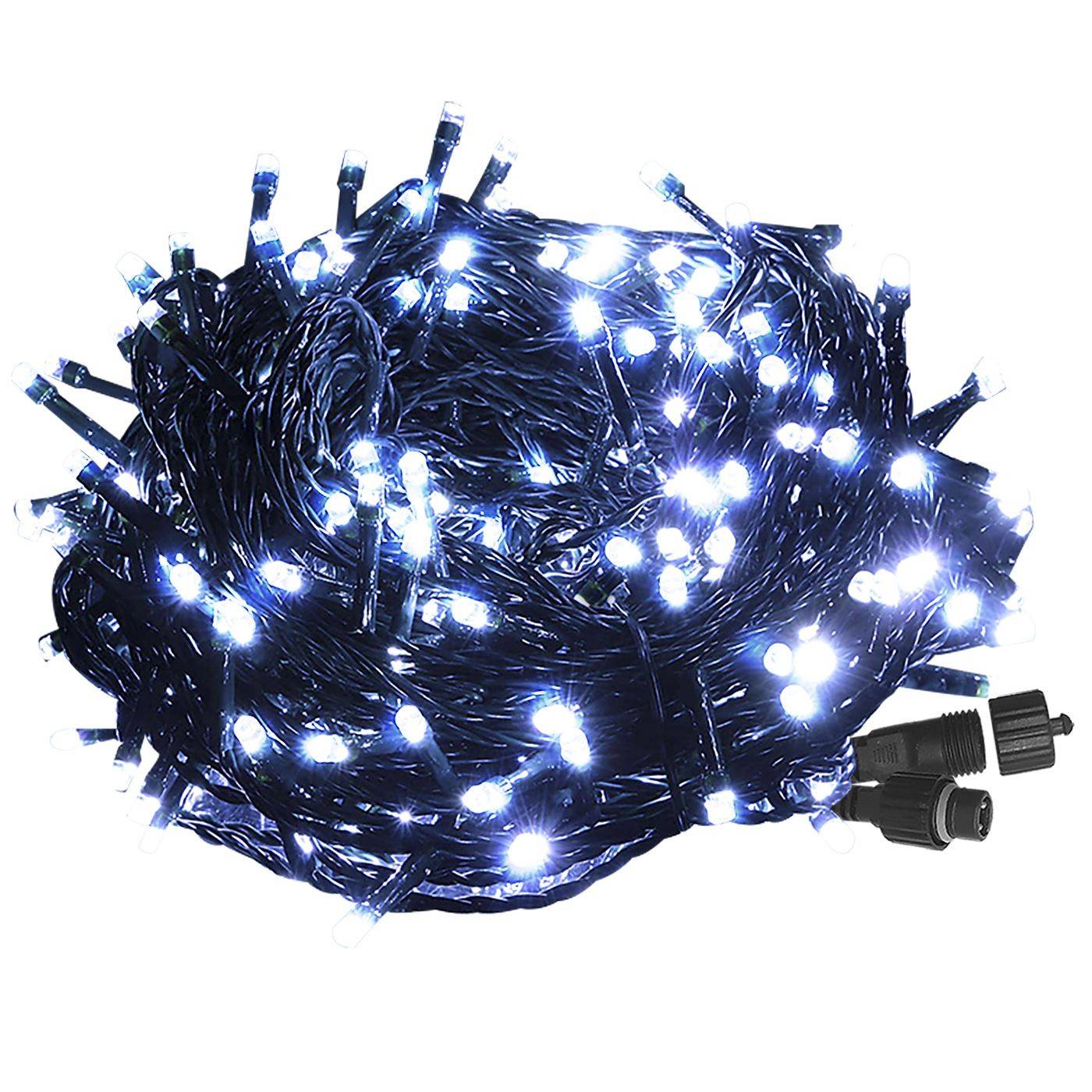 93-3865 100 Λαμπάκια LED Λευκό Ψυχρό σε Σειρά με Επέκταση & Προγράμματα IP44 5m (δεν Περιέχεται ο Μετασχηματιστής) χονδρική, Χριστουγεννιάτικα χονδρική