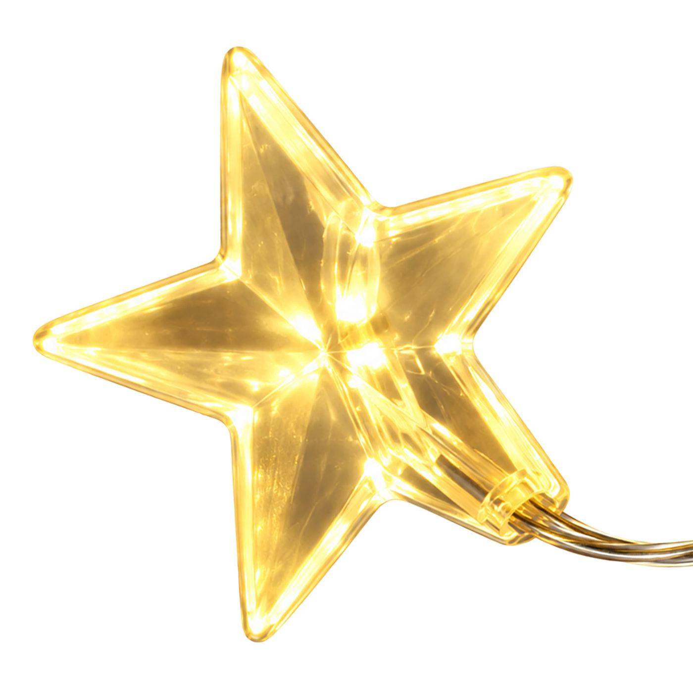 93-4052 Δέντρο Λευκό με 48 LED Stars Μπαταρίας Λευκό Θερμό Σταθερή IP20 45cm χονδρική, Χριστουγεννιάτικα χονδρική