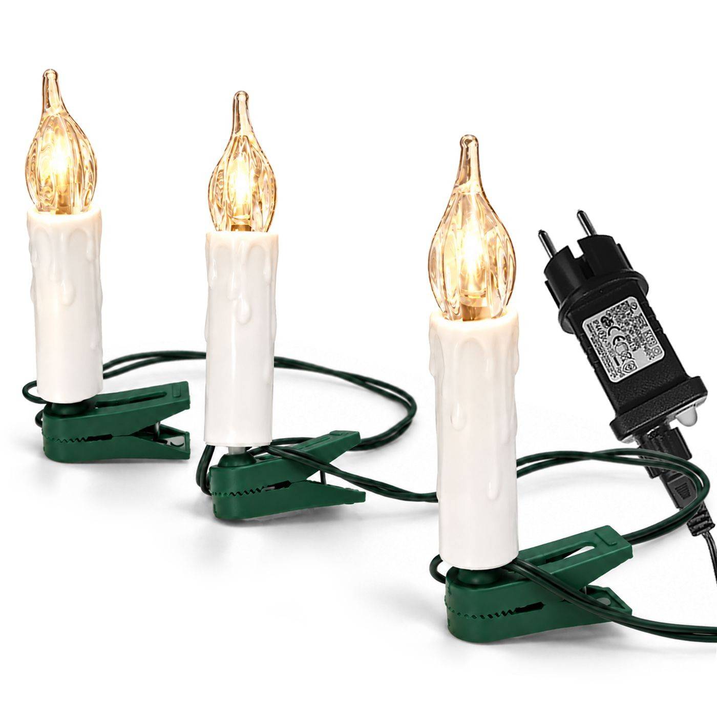 93-4078 20 Κεριά LED Λευκό Θερμό με Προγράμματα IP44 9m χονδρική, Χριστουγεννιάτικα χονδρική