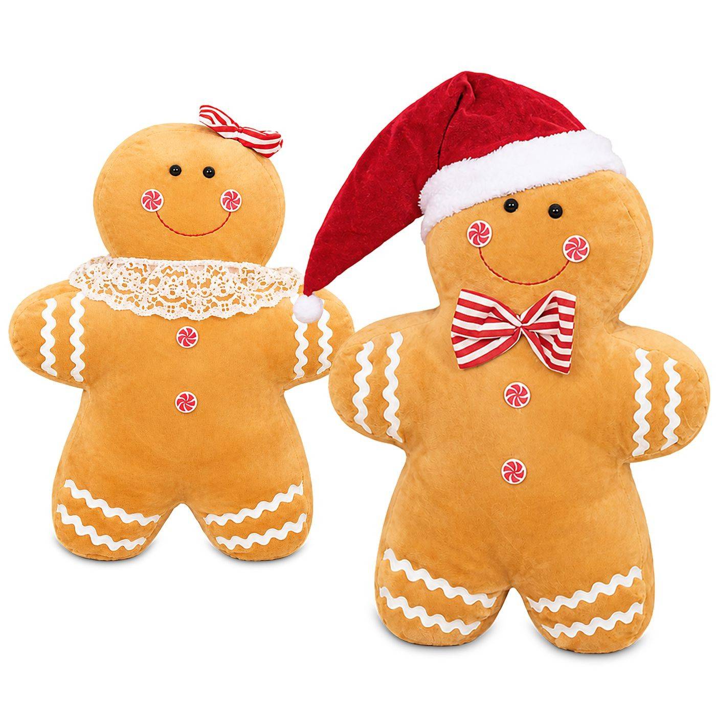 93-4201 Μαξιλάρι Xmas Μπισκοτούλης 46x34cm χονδρική, Χριστουγεννιάτικα χονδρική