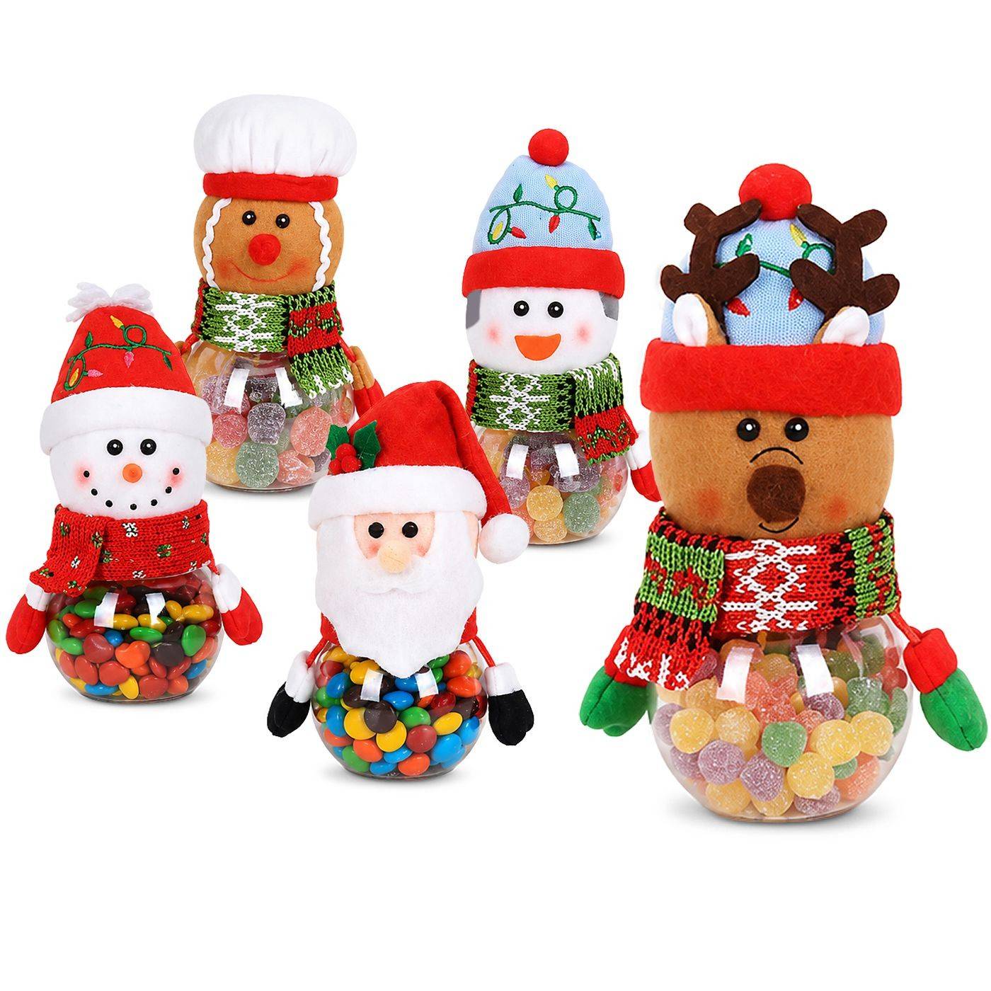 93-4225 Βάζο με Φιγούρα Xmas 16 x ø8cm χονδρική, Χριστουγεννιάτικα χονδρική