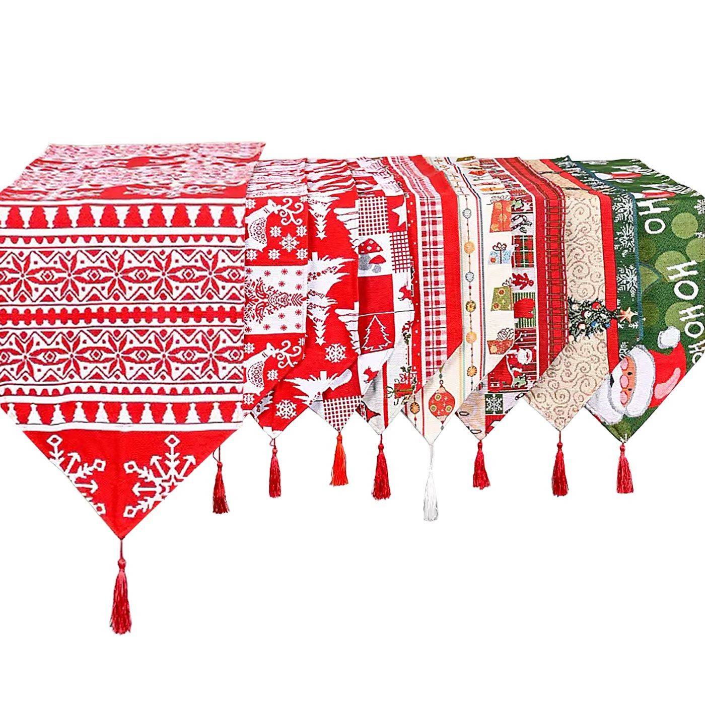 93-4234 Runner Διακόσμησης Τραπεζιού Ταγάρι 180x34cm χονδρική, Χριστουγεννιάτικα χονδρική