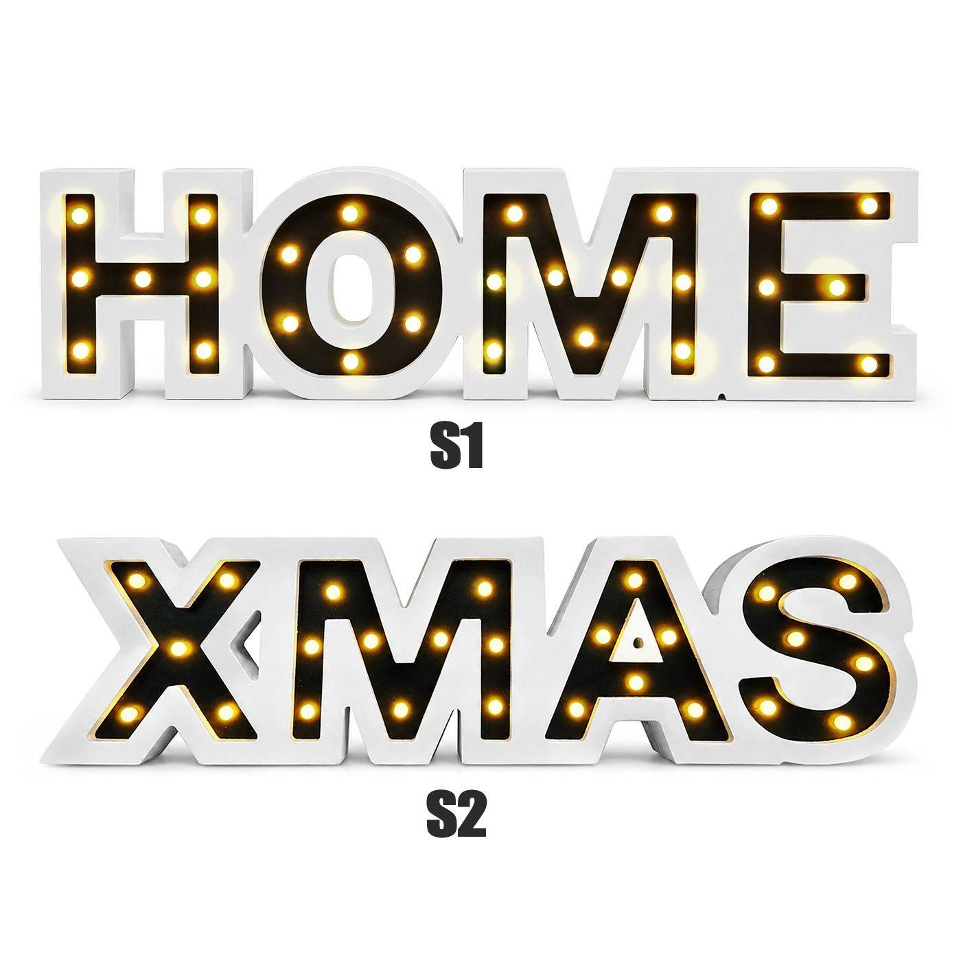 93-4266 Xmas Ξύλινο Διακοσμητικό με LED 60x15x3cm χονδρική, Χριστουγεννιάτικα χονδρική