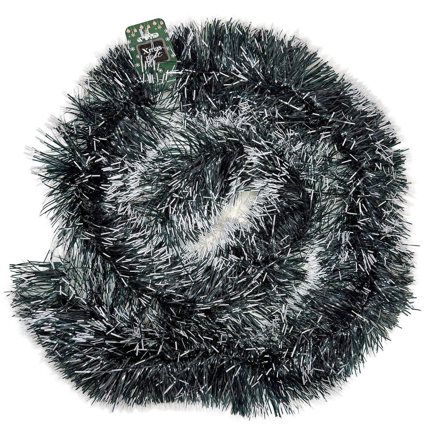 93-516 Γιρλάντα Πράσινη Παχιά Tinsel ø:17cm Y:2m χονδρική, Χριστουγεννιάτικα χονδρική