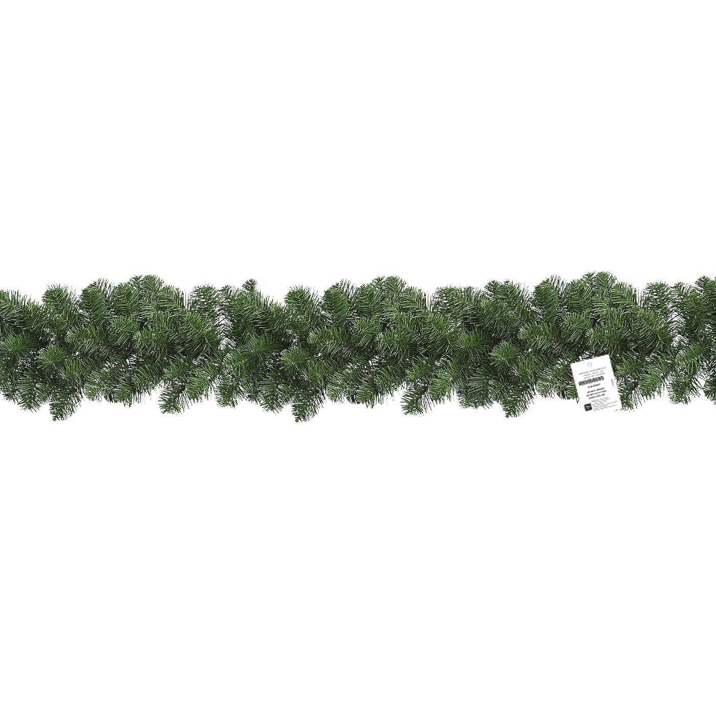 93-748 Γιρλάντα Πράσινη Σκληρή Απλή ø:20cm Y:2,7m χονδρική, Χριστουγεννιάτικα χονδρική