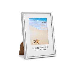 12-2028 Κορνίζα Αλουμινίου Ασημί 10x15cm , Δώρα