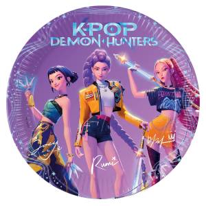 17-76 Πιάτα Χάρτινα Πάρτυ K-POP πακ=8τεμ ø23 ø23cm , Ψιλικά