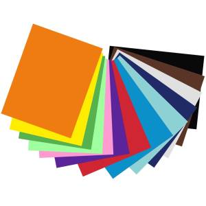 19-121 Χαρτόνια Κολάζ Χρώματα 50x70cm , Σχολικά